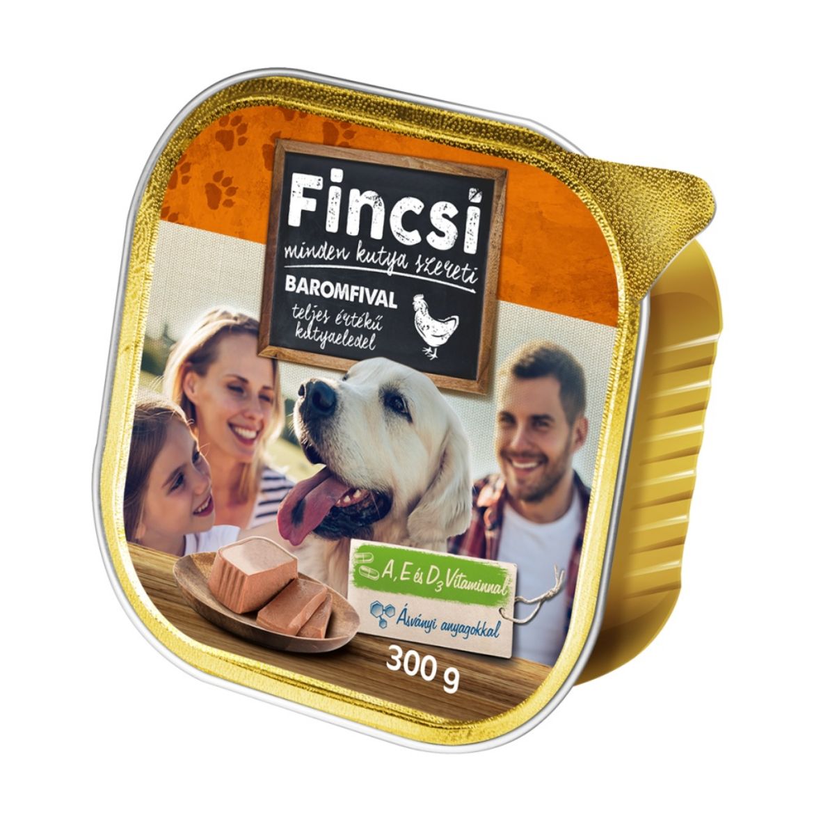 Obrázek z Fincsi Dog drůbeží, vanička 300 g 