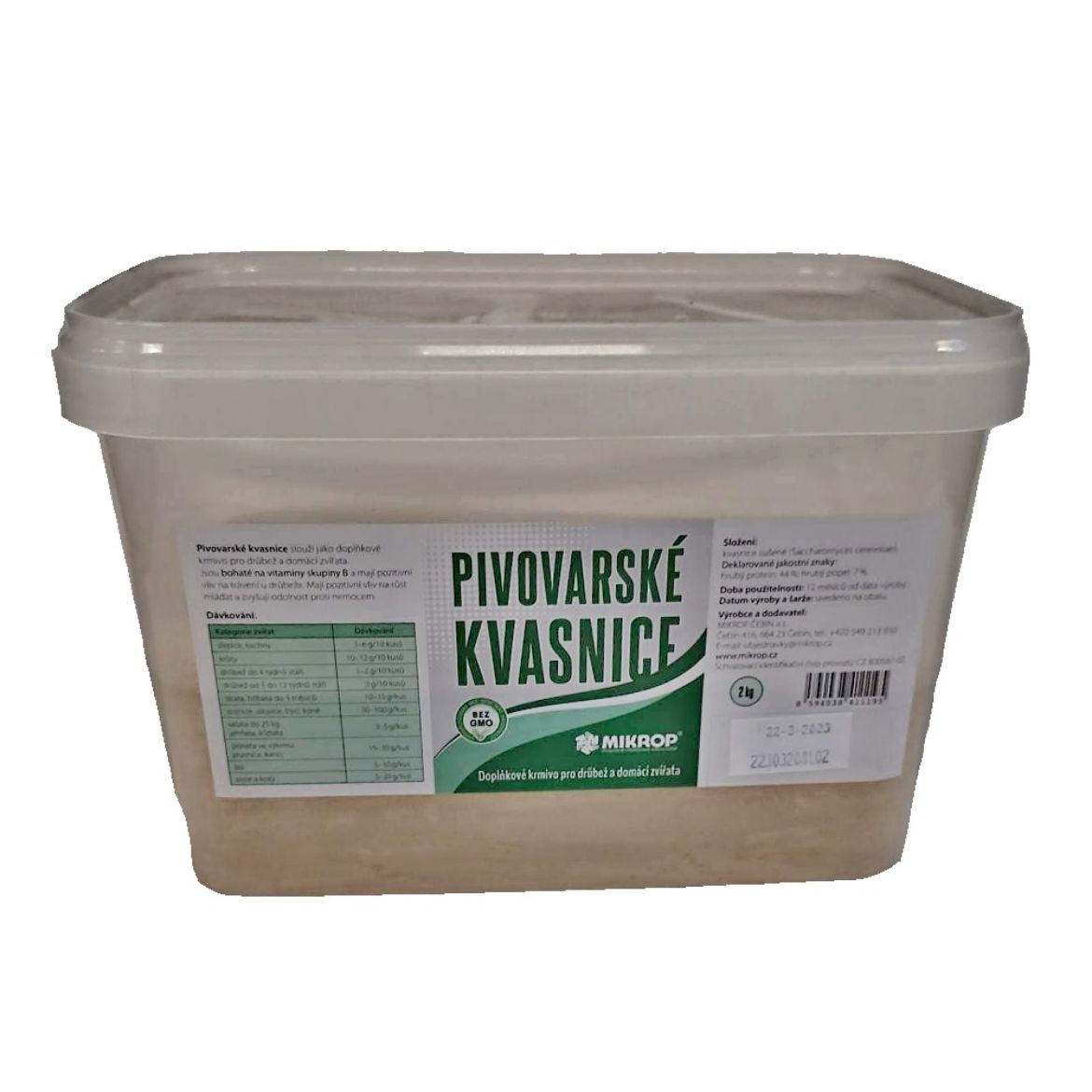 Obrázek z Pivovarské kvasnice Mikrop 2 kg 