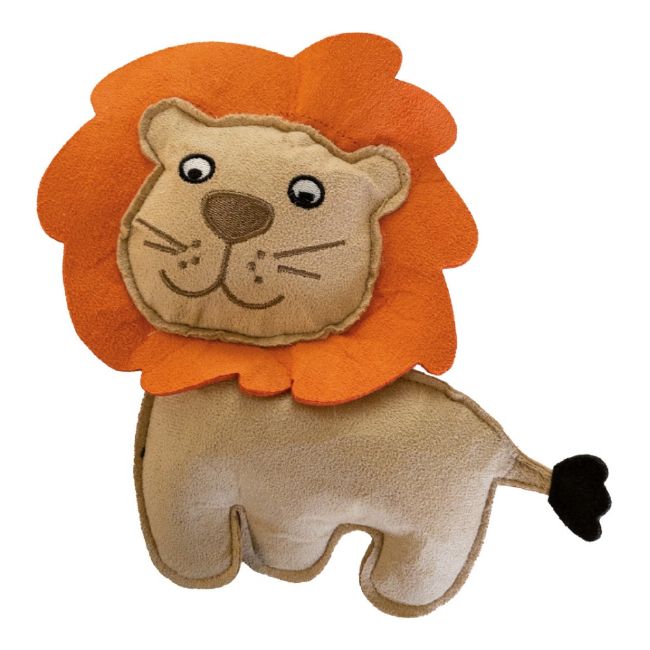 hračka pro psy, lev měkký textilní, pískací