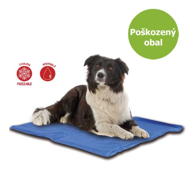 chladící podložka pro mini plemena  psů XS 40x30cm, bez nutnosti ochlazovat samotnou podložku, chladí sama, ideální do letních horkých dnů, ochlazení zvířete, aktivuje se zátěží