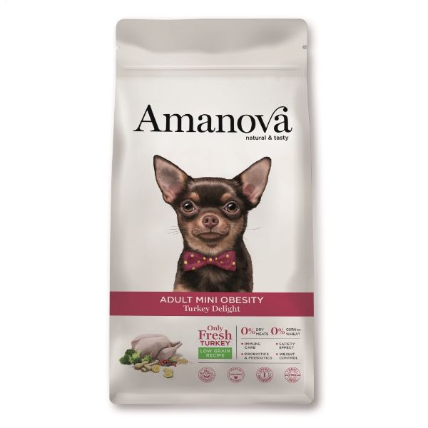 Obrázek Amanova Dog Mini Obesity Turkey & Quinoa LG 2 kg