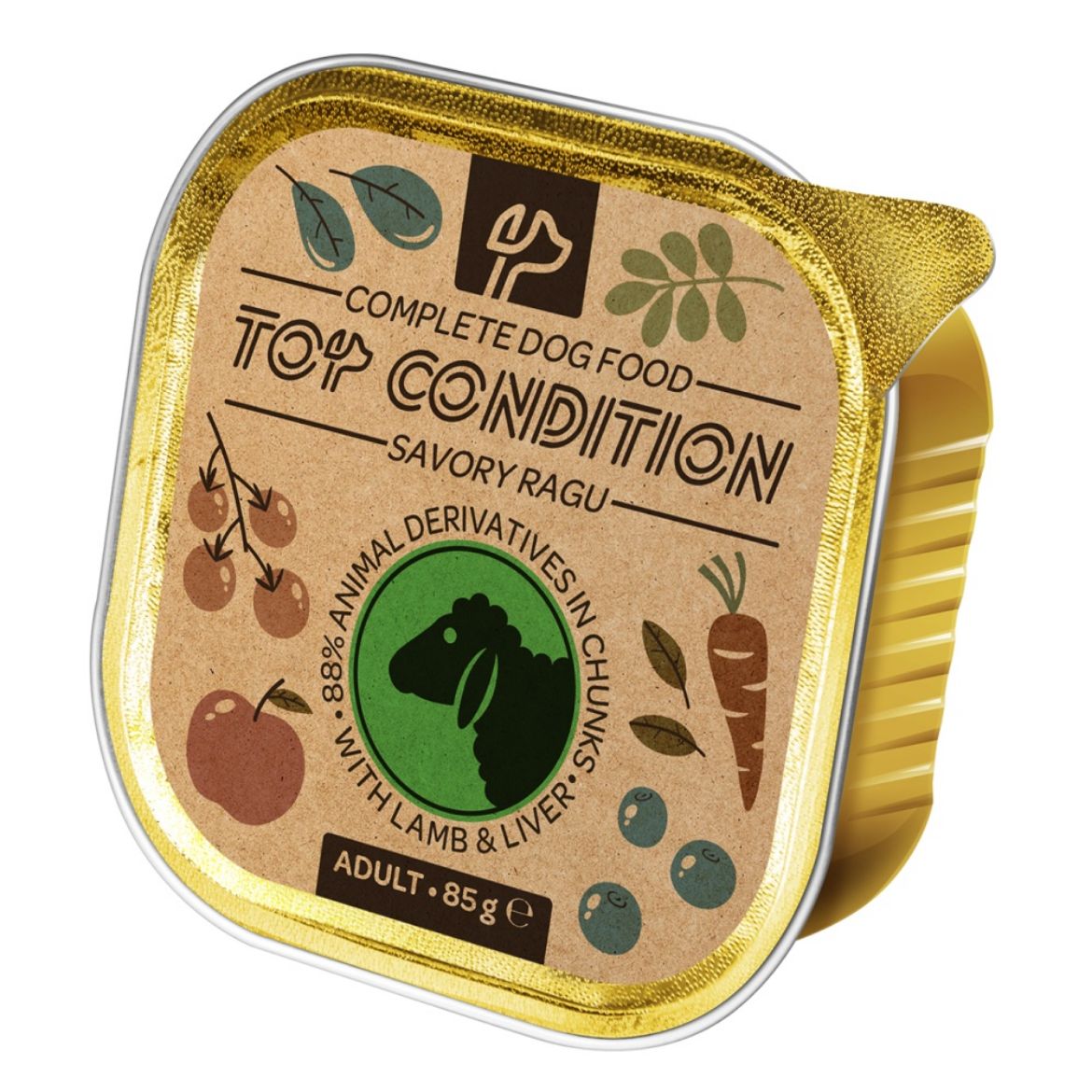 Obrázek z Top Condition Dog Lamb & Liver kousky v omáčce 85 g Expirace 5/2025 