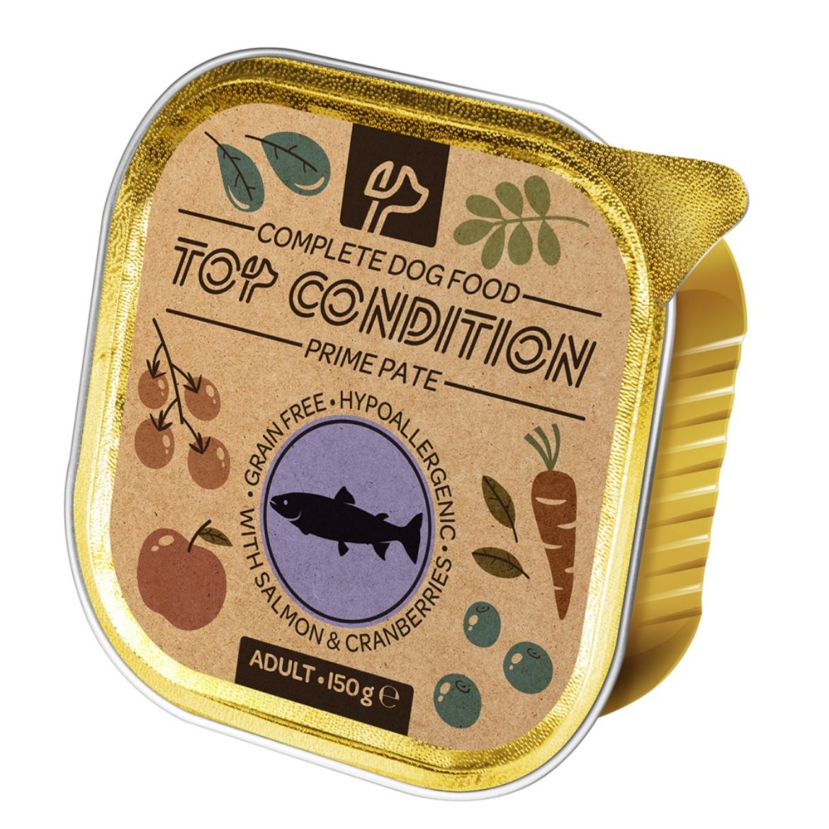 Obrázek z Top Condition Dog Salmon & Cranberries paté 150 g 