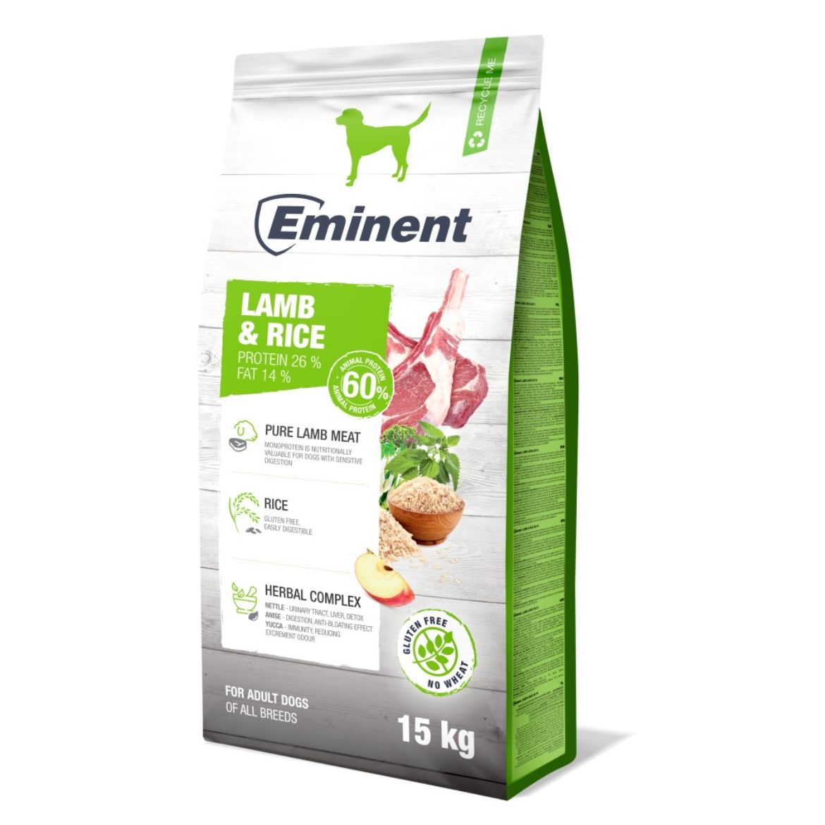 Obrázek z Eminent Dog Lamb & Rice 15 kg 