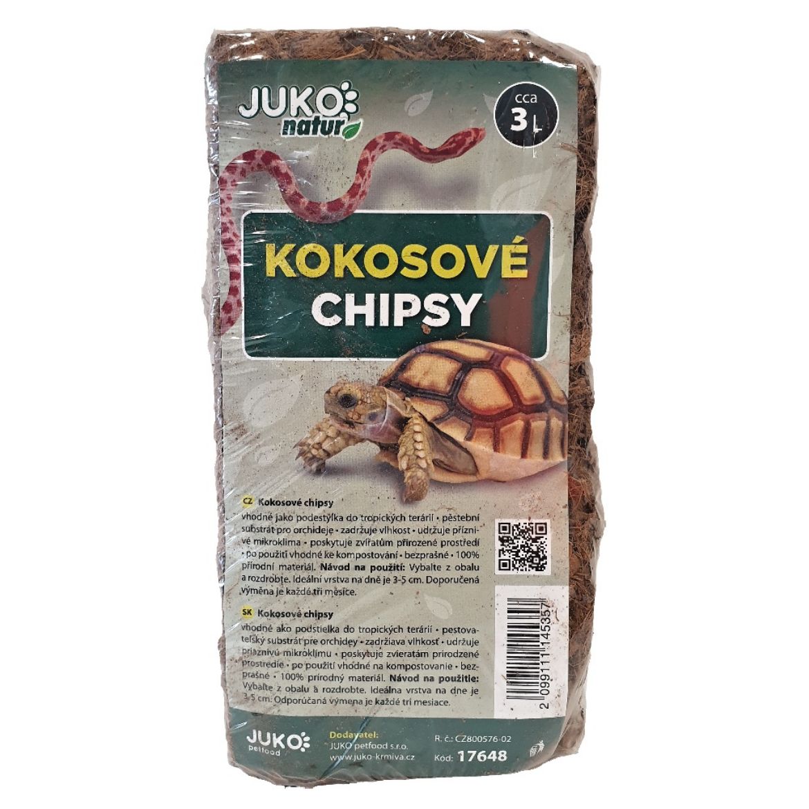 Obrázek z Kokosové chipsy briketa JUKO 550 g 