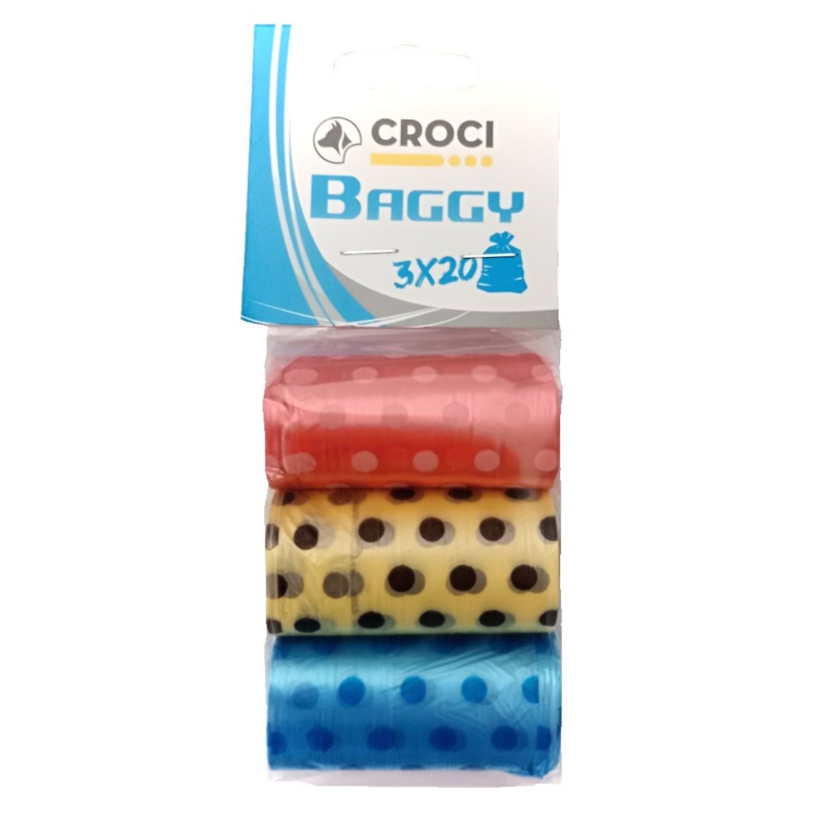 Obrázek z Hygienické sáčky barevné Croci (3 x 20 ks) 