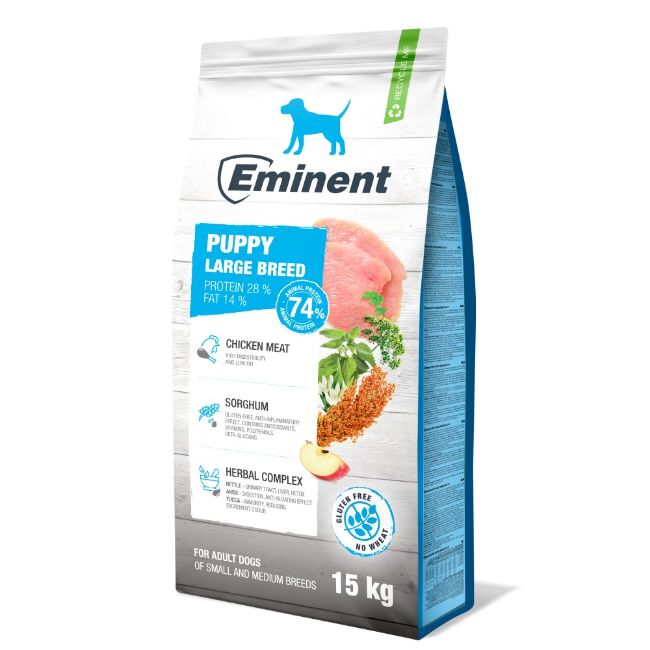 Eminent dog puppy large breed, kompletní krmivo pro štěňata velkých plemen,
