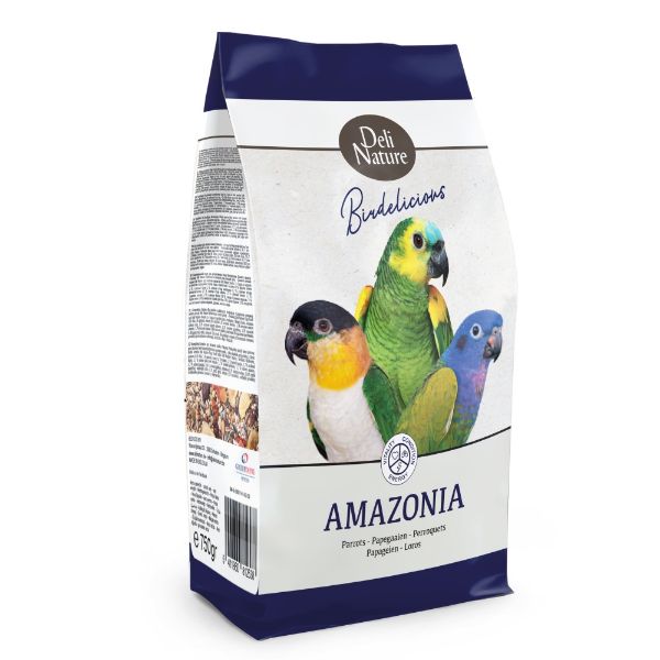 Obrázek Deli Nature Birdelicious Amazonia amazonský papoušek 750 g