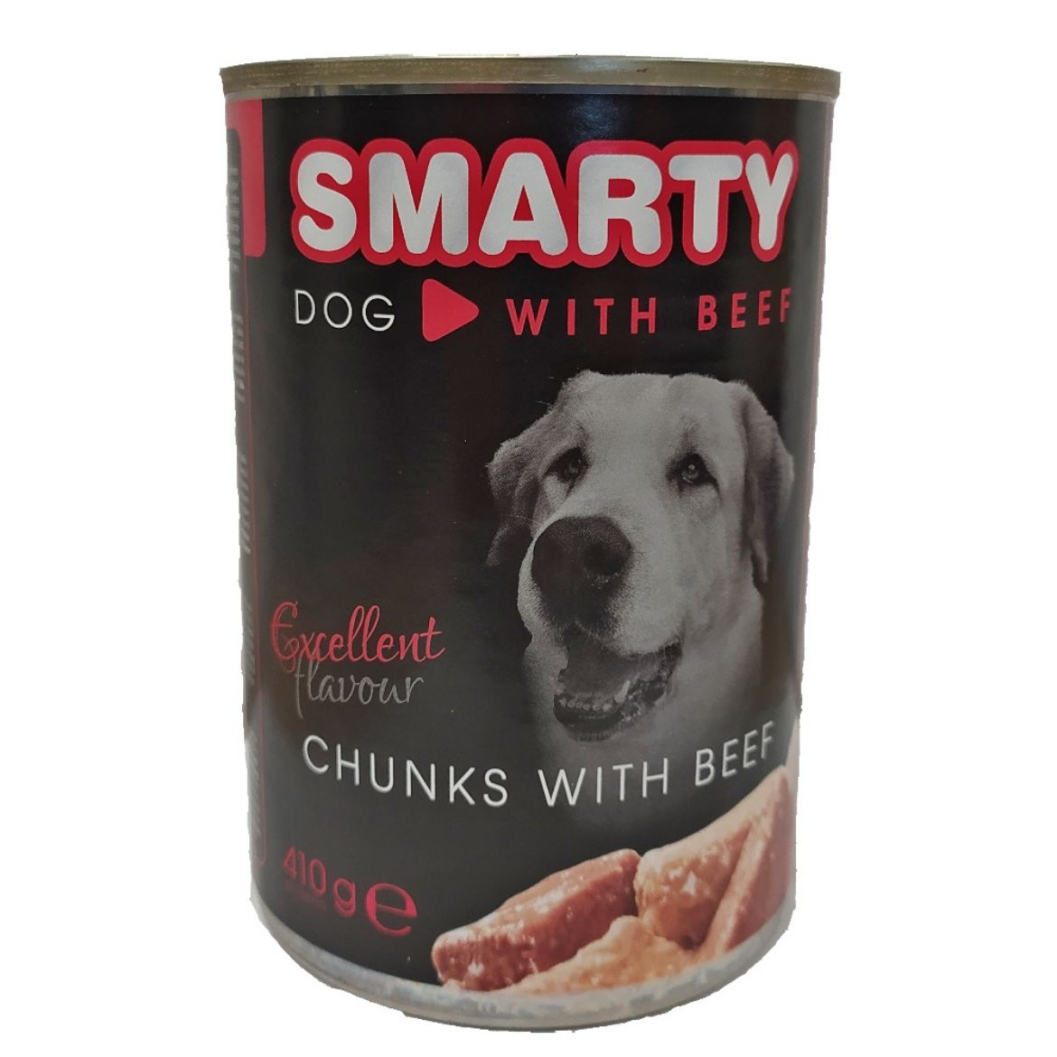 Obrázek z SMARTY Dog Hovězí chunks, konzerva 410 g 