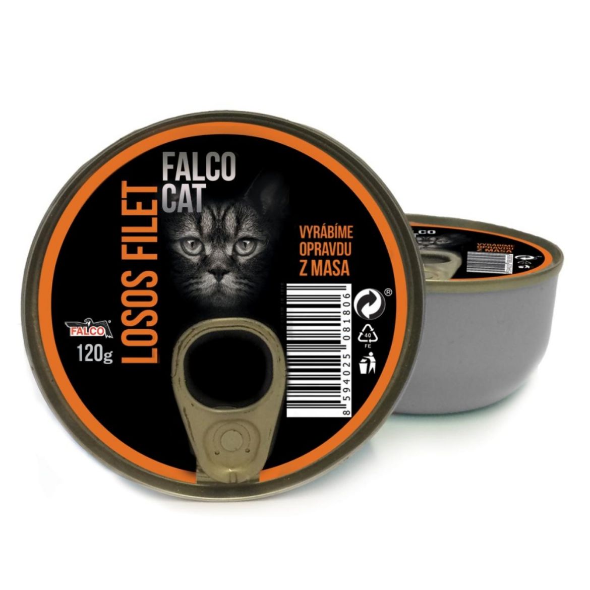 Obrázek z FALCO CAT losos filet, konzerva 120 g 