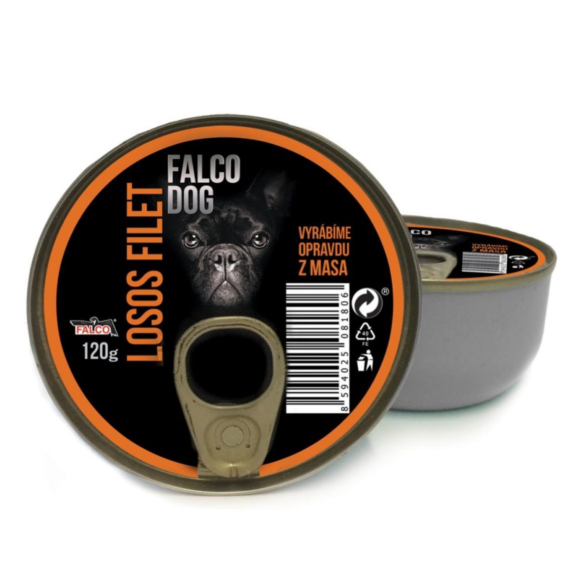 Obrázek z FALCO DOG losos filet, konzerva 120 g 