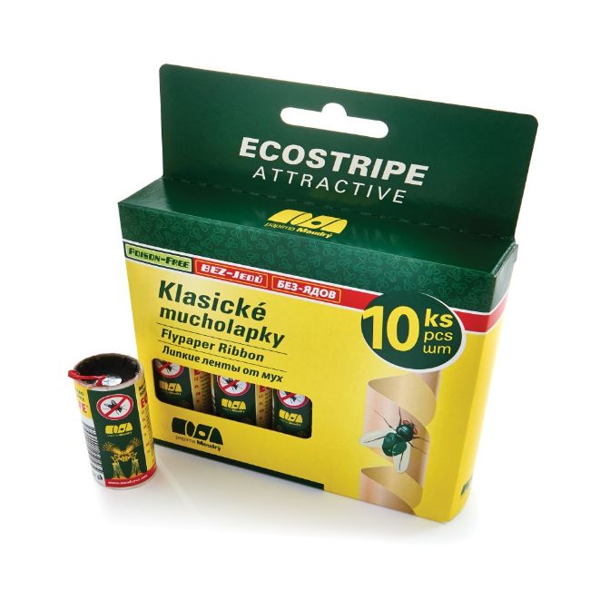 mucholapka, Lepový pás Ecostripe Attractive, 10 ks