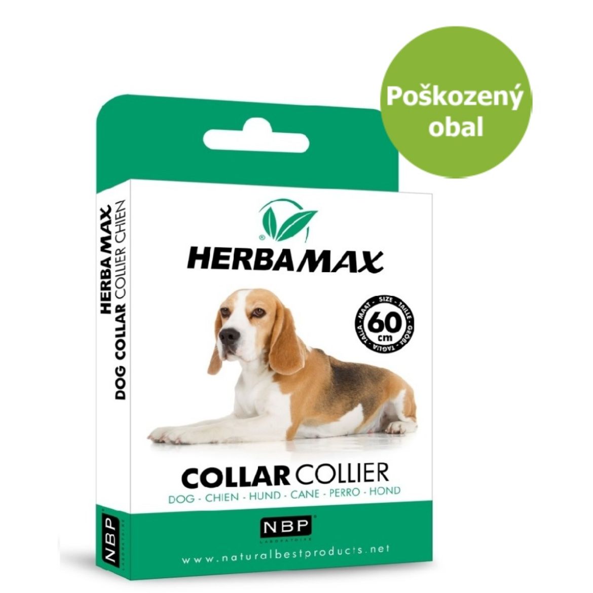 Obrázek z Herba Max Collar Dog repelentní obojek, pes 60 cm - Poškozený obal - SLEVA 15 % 