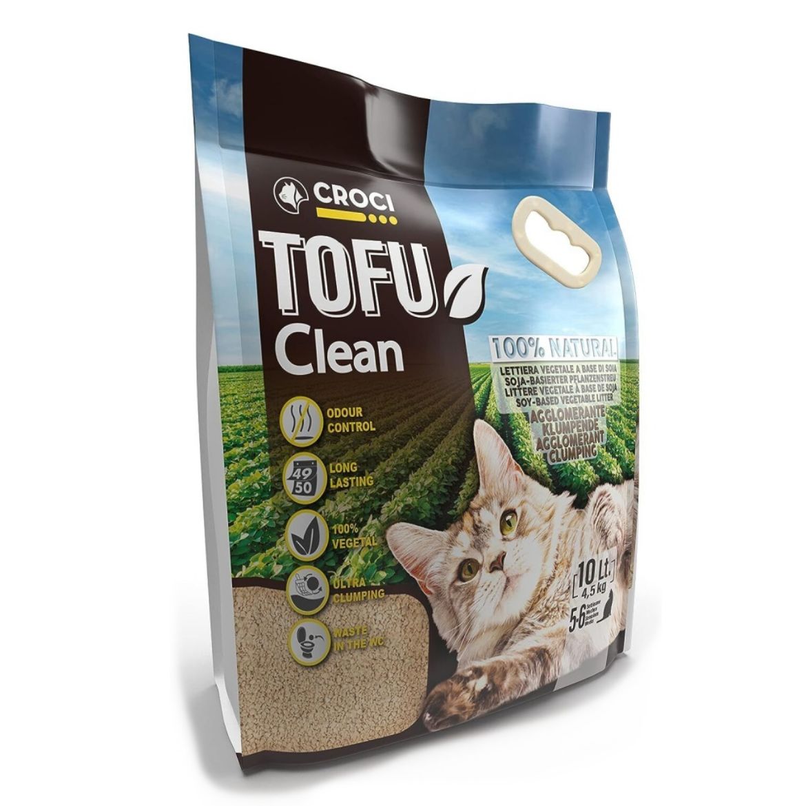 Obrázek z Croci Tofu Clean Litter podestýlka 10 l (4,5 kg) 