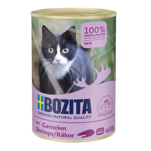 Obrázek Bozita Cat paté s krevetami 400 g 