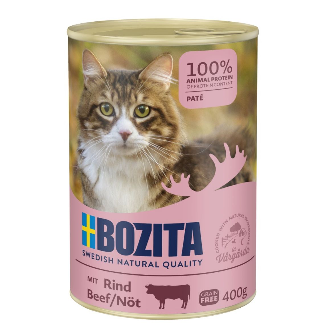 Obrázek z Bozita Cat paté s hovězím masem 400 g 