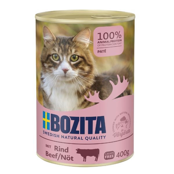 Obrázek Bozita Cat paté s hovězím masem 400 g