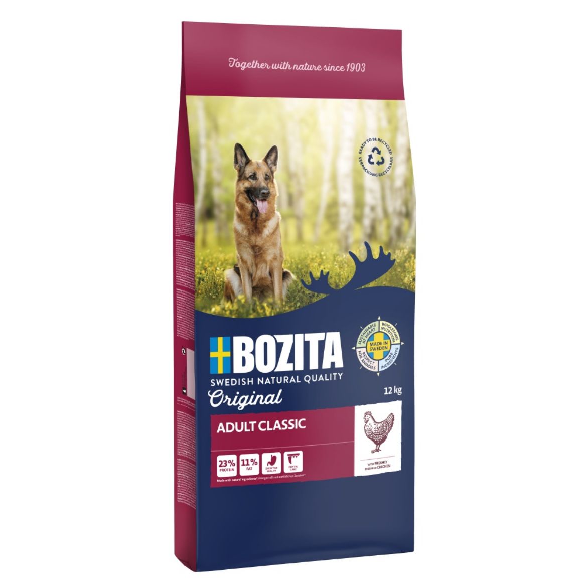 Obrázek z Bozita Dog Adult Classic 12 kg 