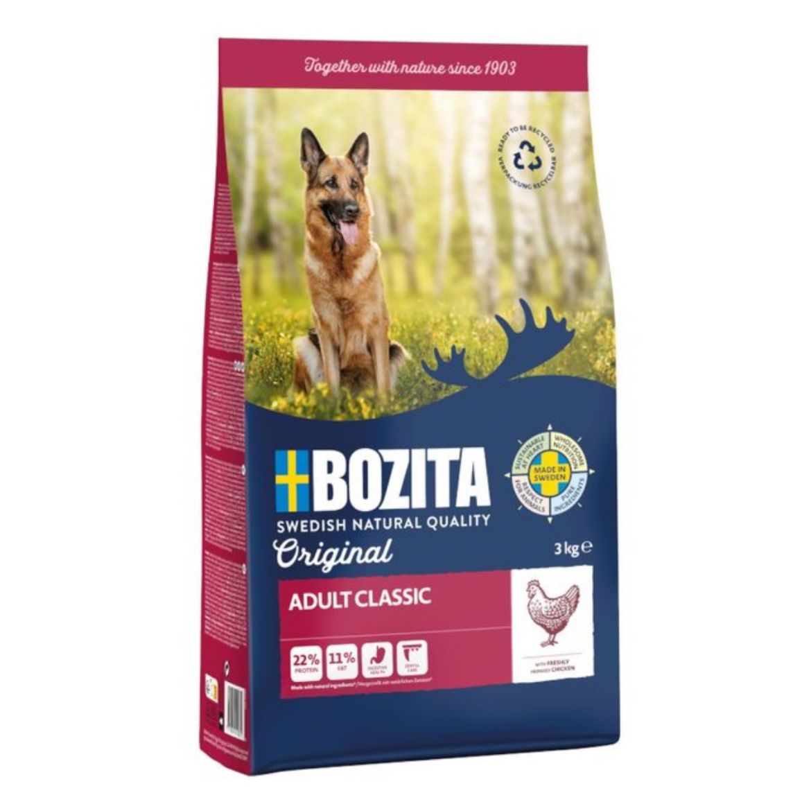 Obrázek z Bozita Dog Adult Classic 3 kg 