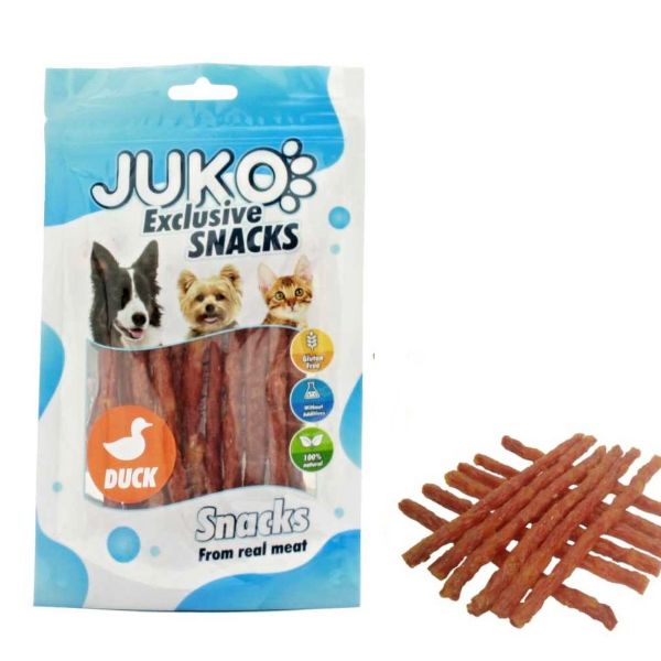 Obrázek Duck & Sweet Potato Stick JUKO Snacks 70 g
