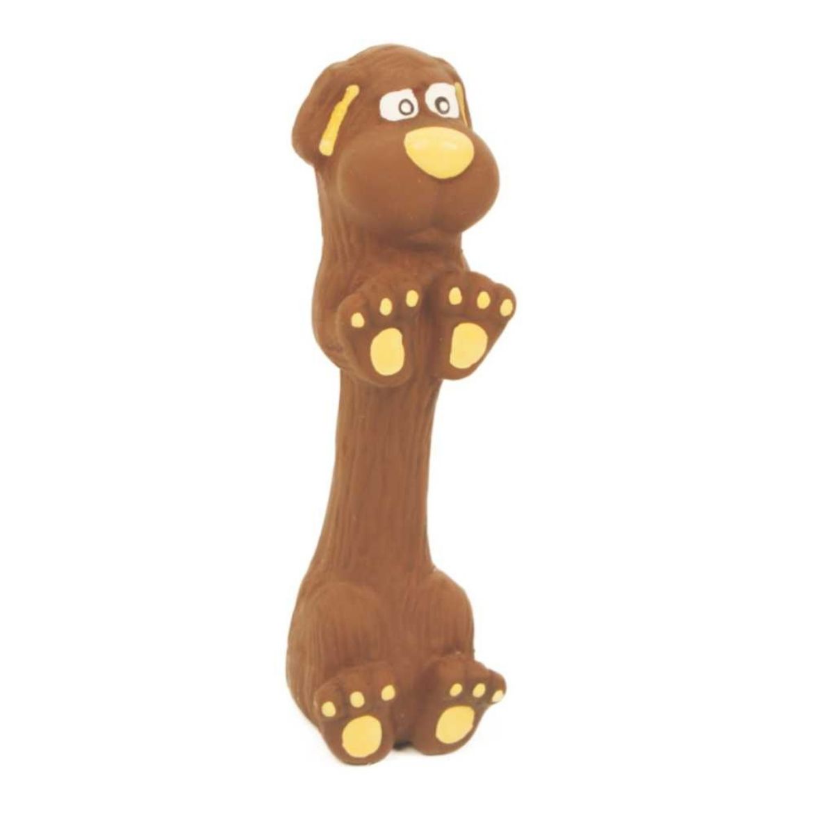 Obrázek z Latexová hračka s pískadlem - jezevčík velký 22,5 cm 