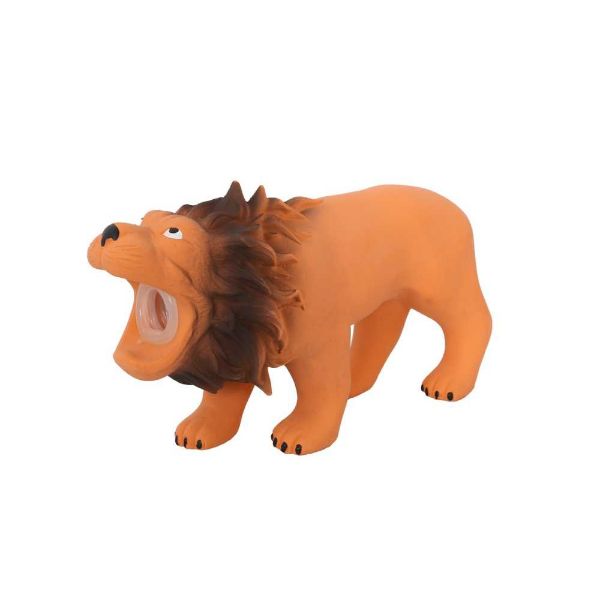 Obrázek Latexový lev s pískadlem 16x5,5x9 cm