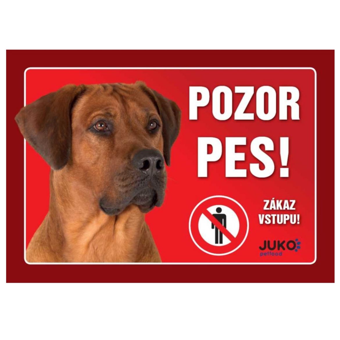 Obrázek z Cedulka Juko RHODÉSKÝ RIDGEBACK 