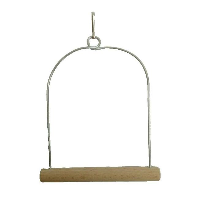 Závěsná houpačka střední velikosti do klece pro ptáky.