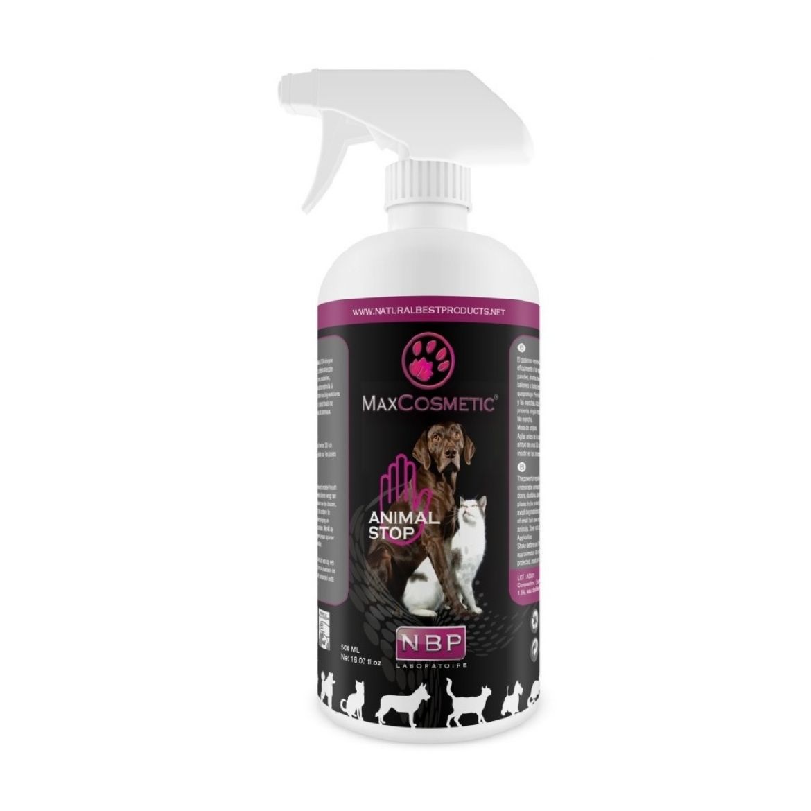 Obrázek z Max Cosmetic Animal Stop zákazový sprej 500 ml 