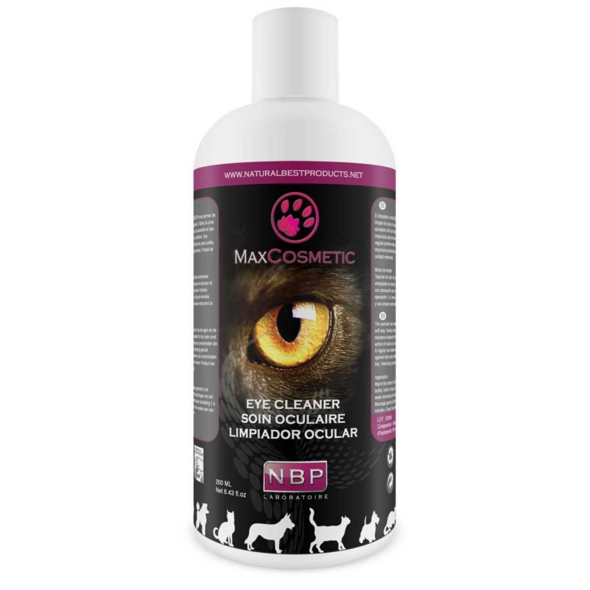 Obrázek z Max Cosmetic Eye Cleaner čistič očí 200 ml 