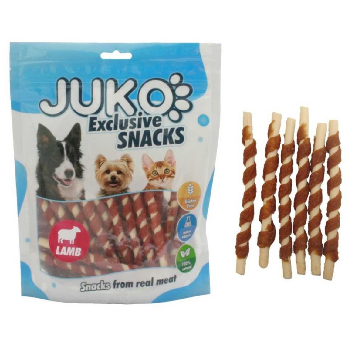 Obrázek z Lamb & White Calcium JUKO Snacks 250 g 