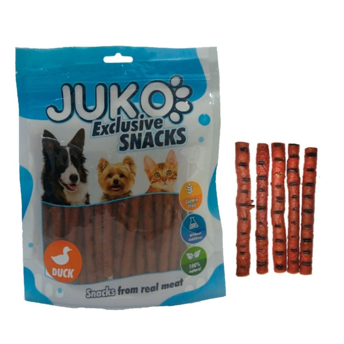 Obrázek z BBQ Duck Stick JUKO Snacks 250 g 