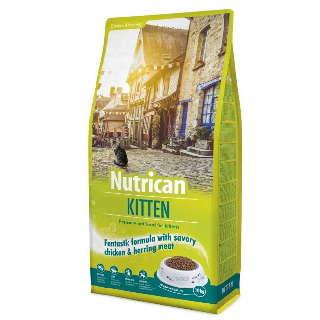 Nutrican cat kitten, kompletní krmivo pro koťata, s kuřecím masem