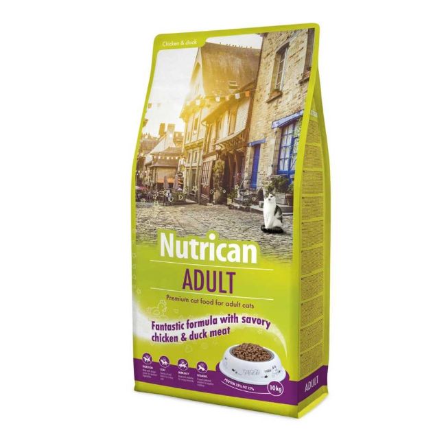Nutrican cat adult, kompletní krmivo pro dospělé kočky, s kuřecím masem