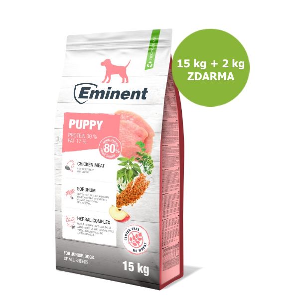 Obrázek Eminent Dog Puppy 15 kg + 2 kg ZDARMA