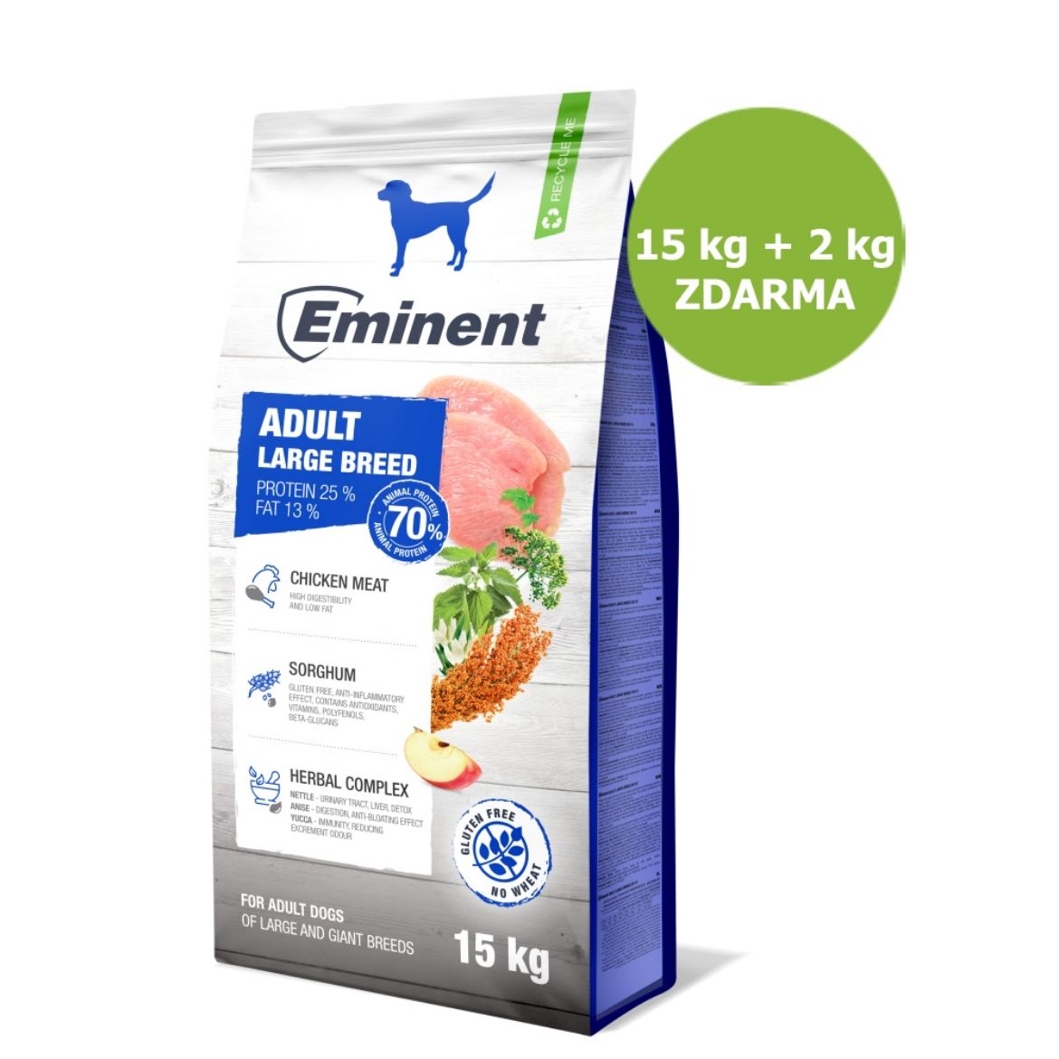 Obrázek z Eminent Dog Adult Large breed 15 kg + 2 kg ZDARMA 