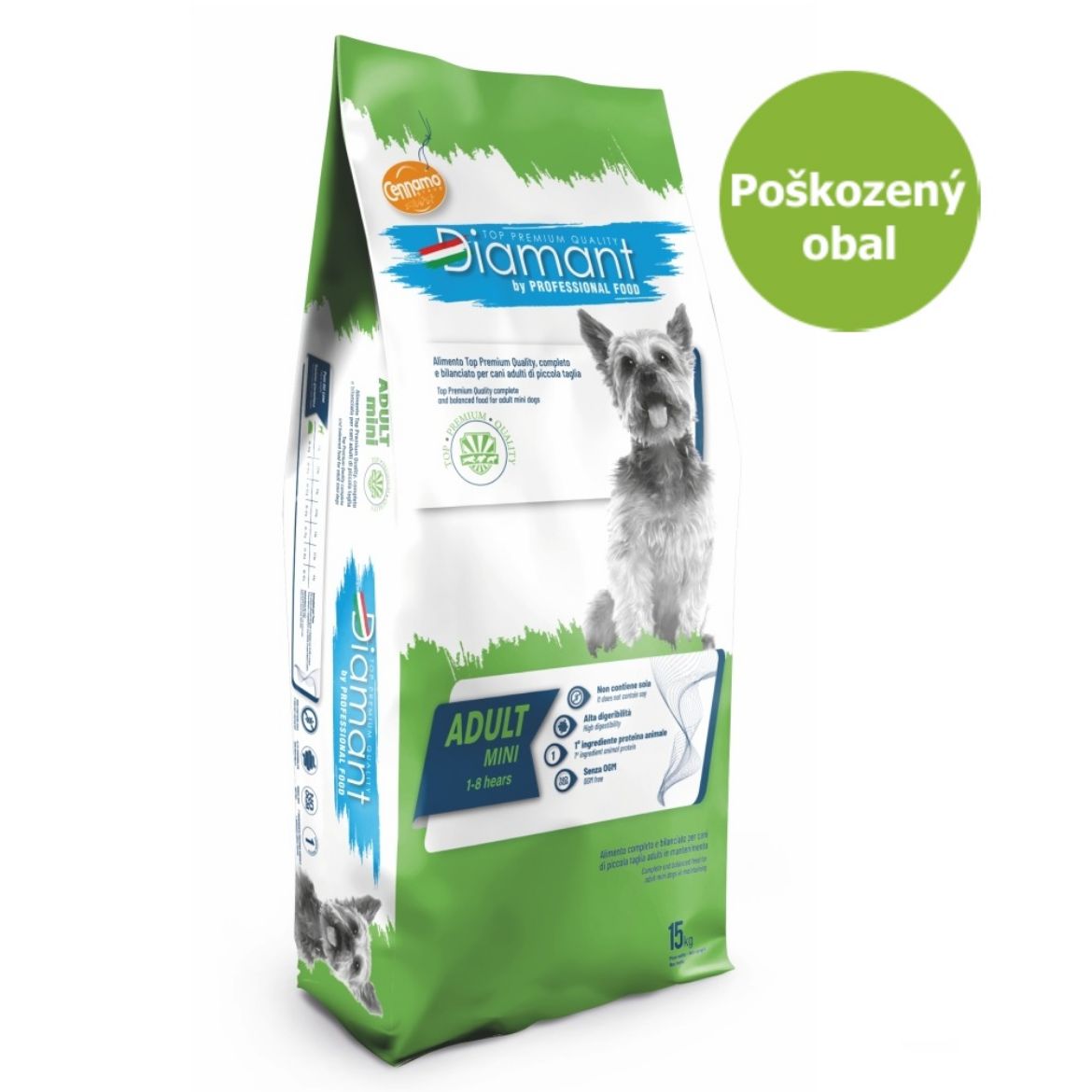 Obrázek z Diamant Dog Adult Mini 15 kg - Poškozený obal - SLEVA 15 % 