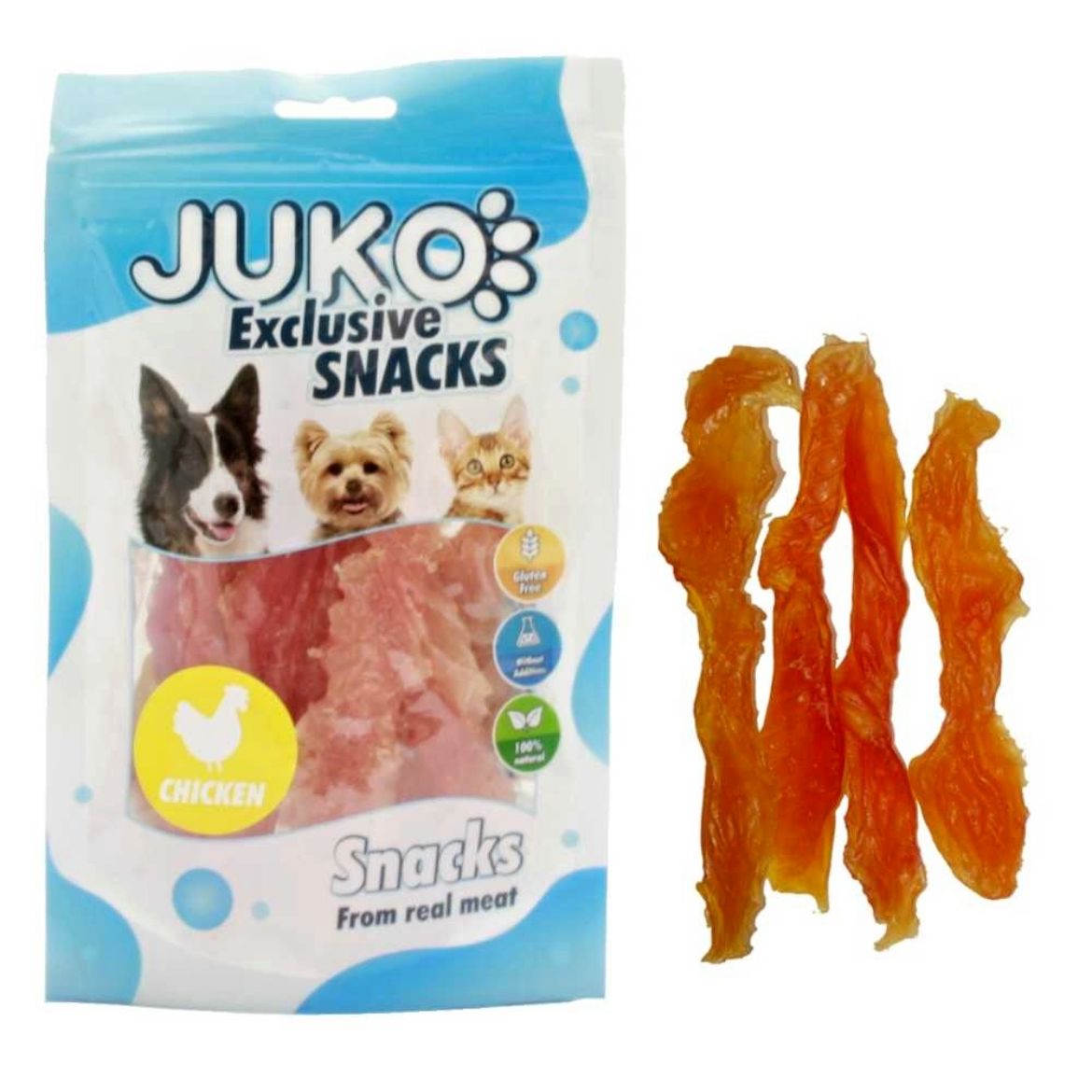 Obrázek z Chicken Soft Jerky made by hand JUKO Snacks 70 g 