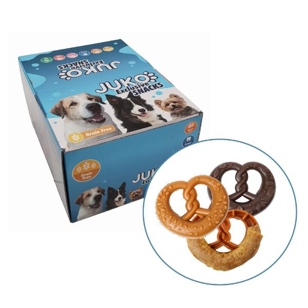 Obrázek Preclík s masem JUKO Snacks 1,5 kg (cca 29 ks) Expirace 11/25