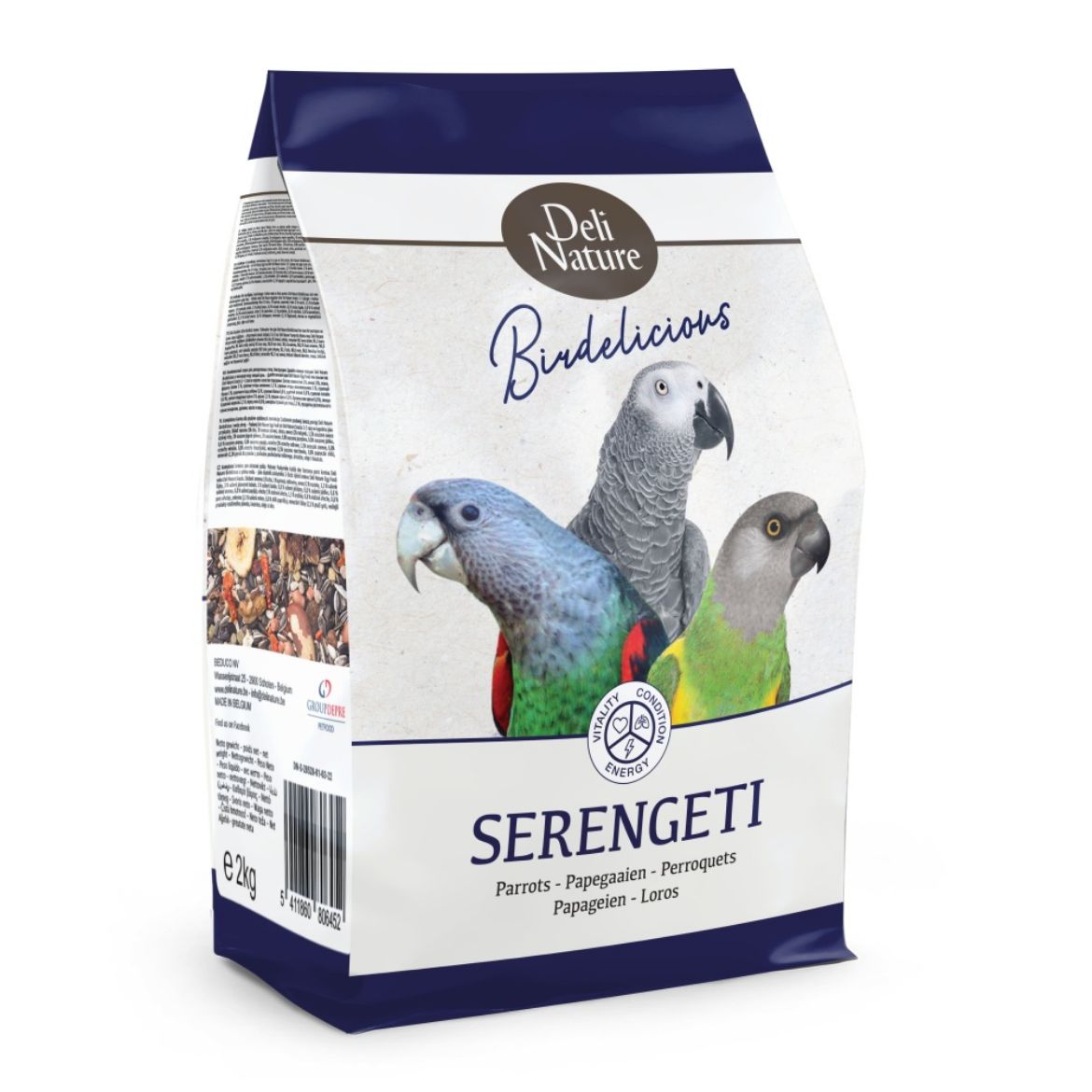 Obrázek z Deli Nature Birdelicious Africký papoušek 2 kg 