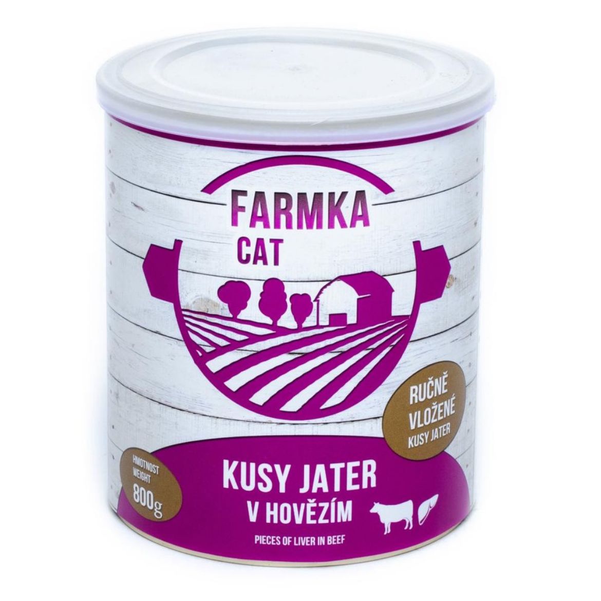 Obrázek z FARMKA Cat s játry, konzerva 800 g 