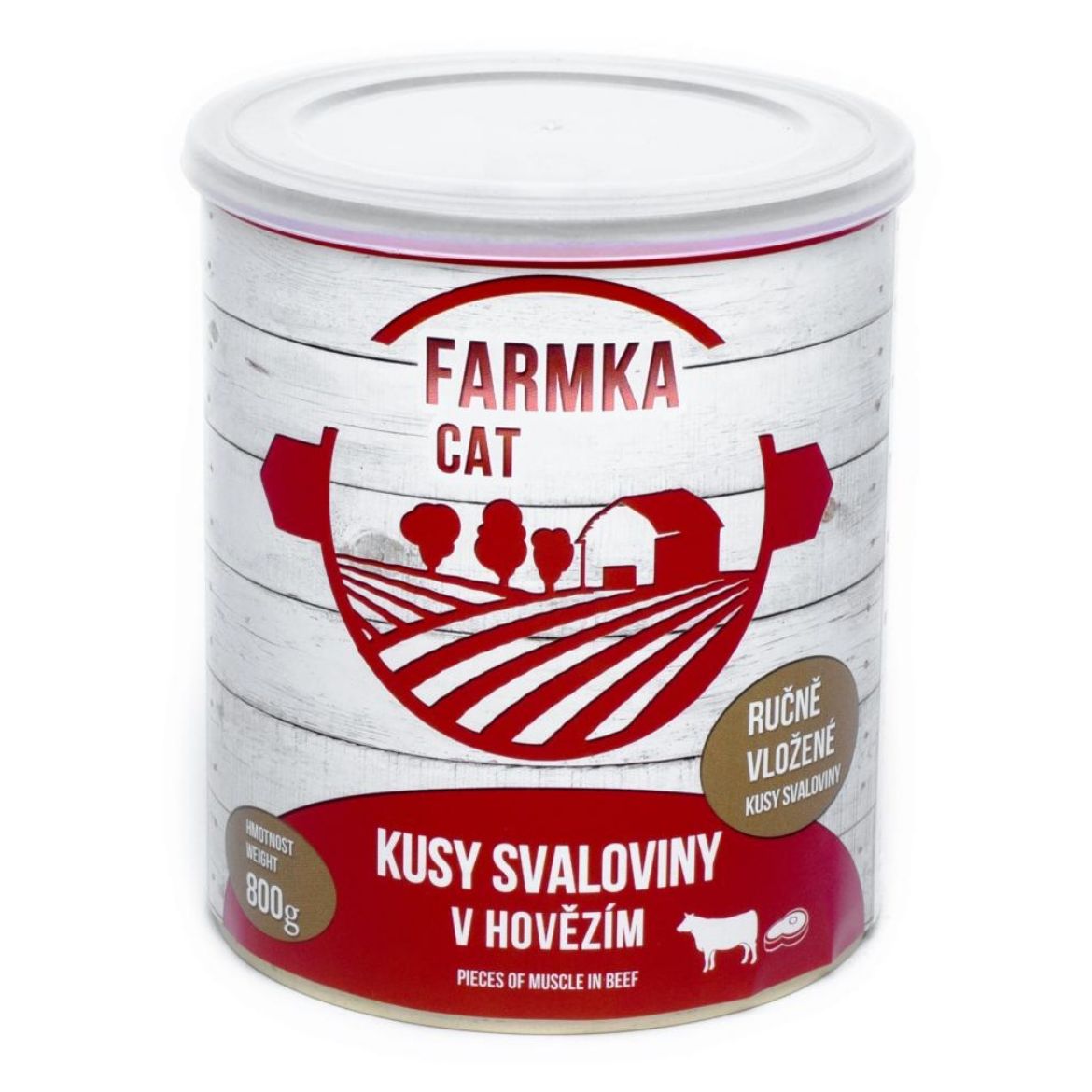 Obrázek z FARMKA Cat se svalovinou, konzerva 800 g 