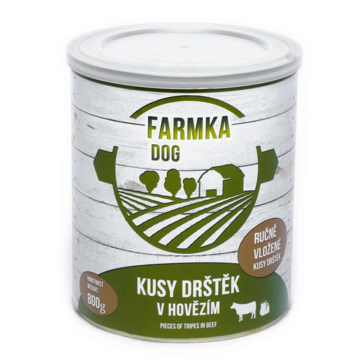 Obrázek z FARMKA Dog s dršťkami, konzerva 800 g 