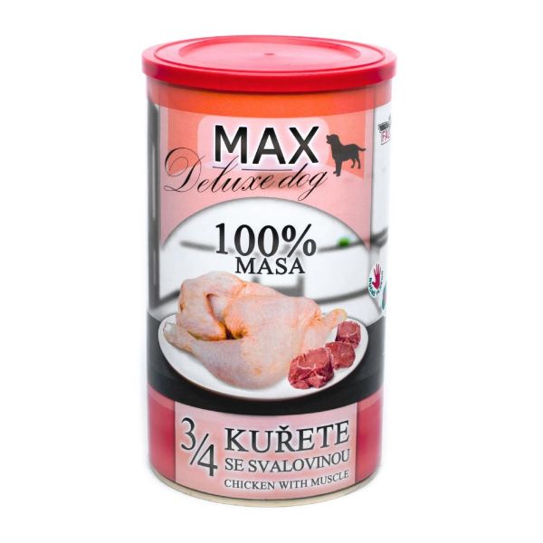 Obrázek MAX Deluxe 3/4 kuřete se svalovinou 1200 g