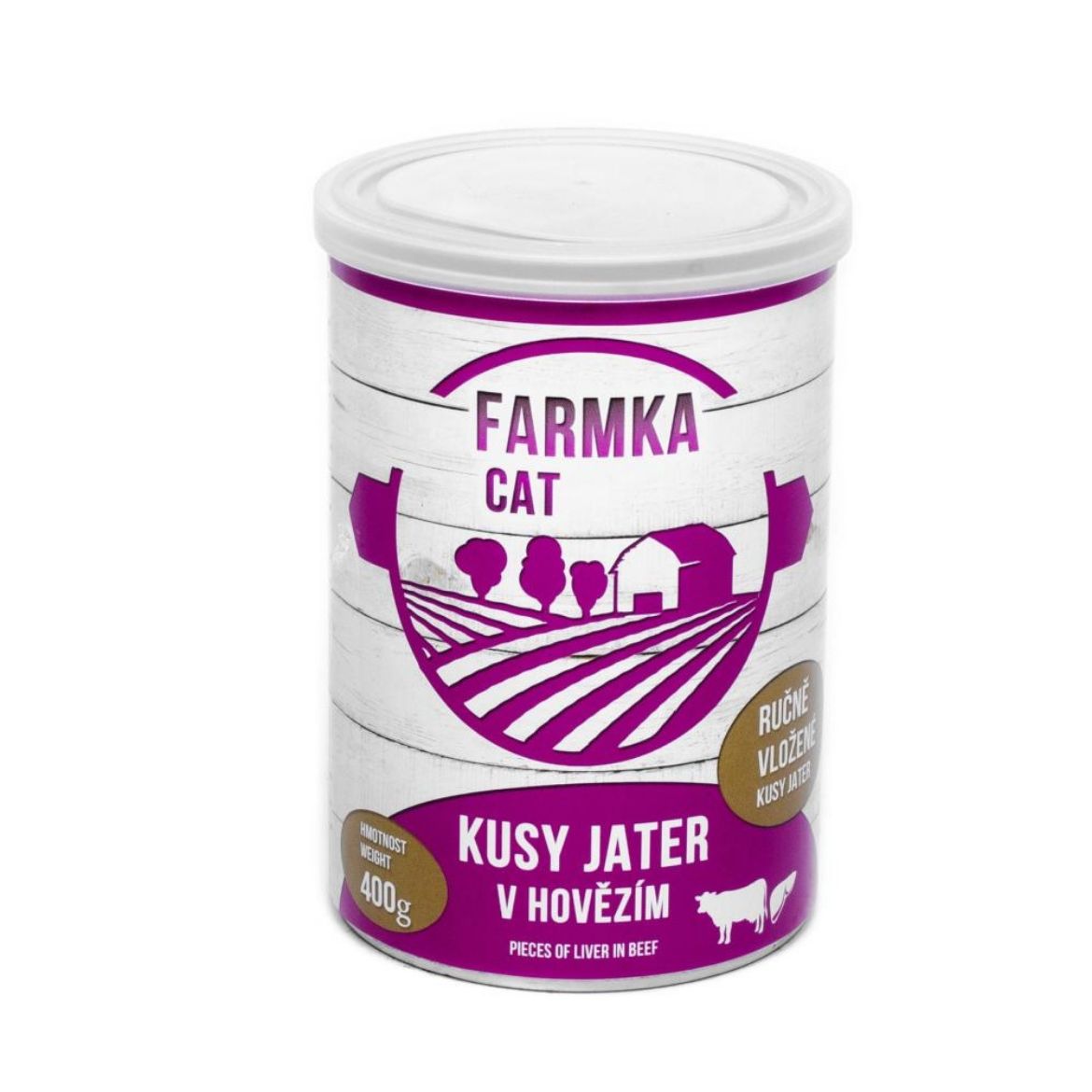 Obrázek z FARMKA Cat s játry, konzerva 400 g 