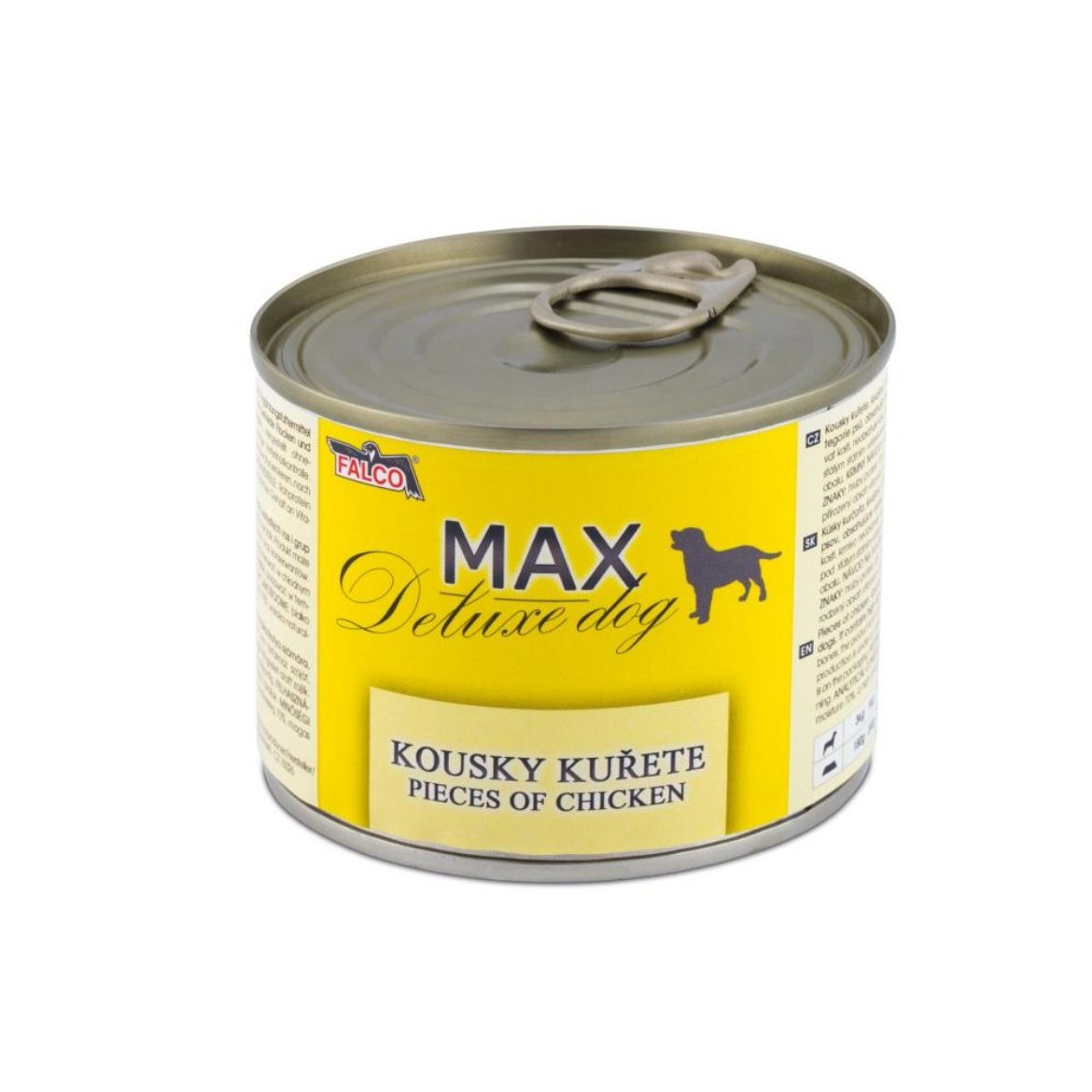 Obrázek z MAX Deluxe Dog kousky kuřete, konzerva 200 g 