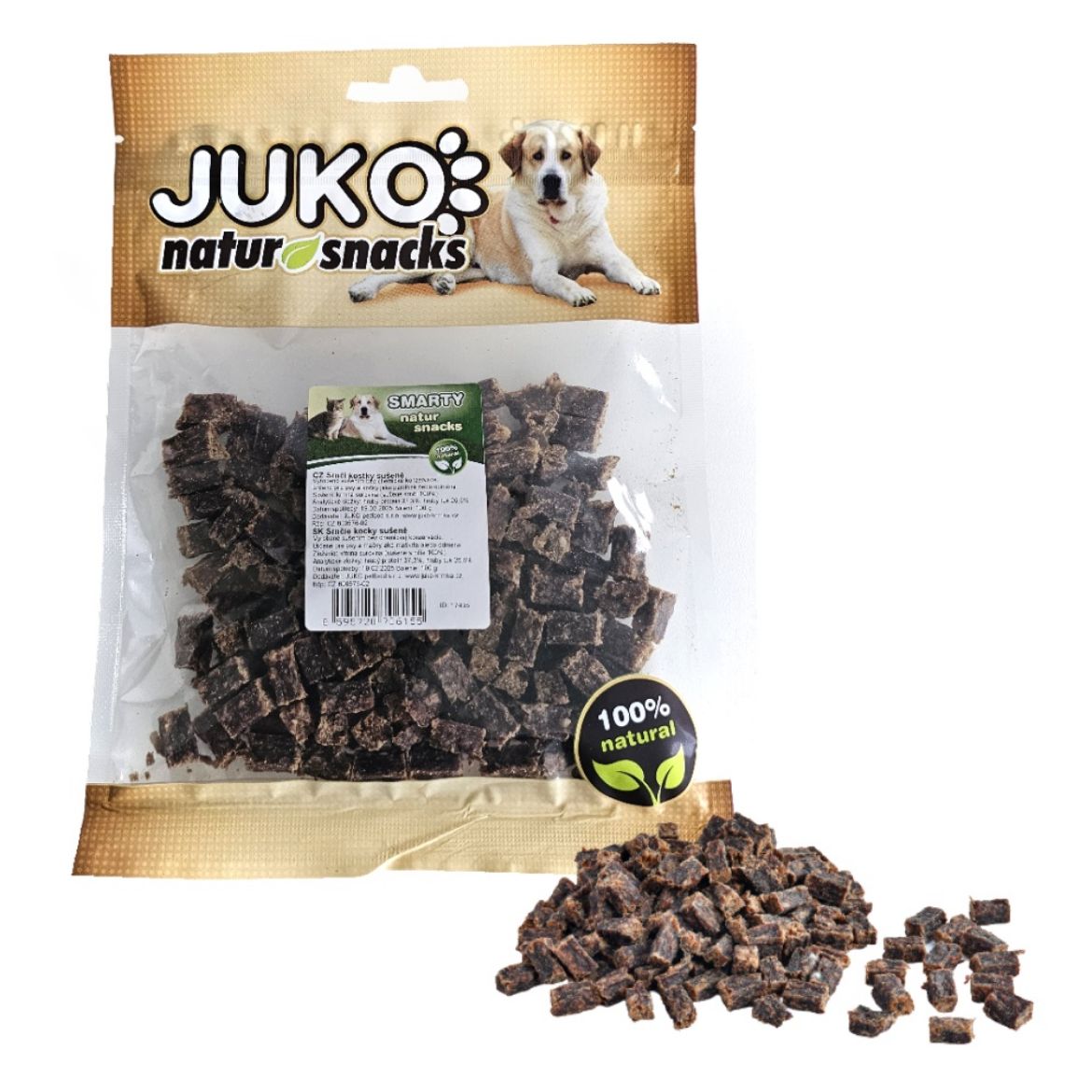 Obrázek z Srnčí maso kostky sušené JUKO 100 g 
