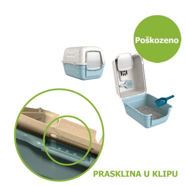 Obrázek WC s filtrem a lopatkou RotoToilet - Prasklina u klipu - SLEVA 30 %