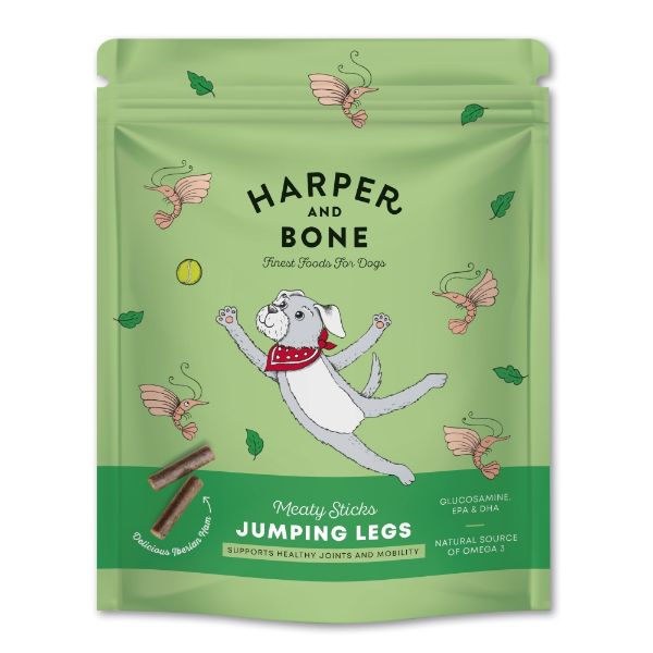 Obrázek Harper and Bone Dog masové tyčinky pro zdravý pohyb 75 g