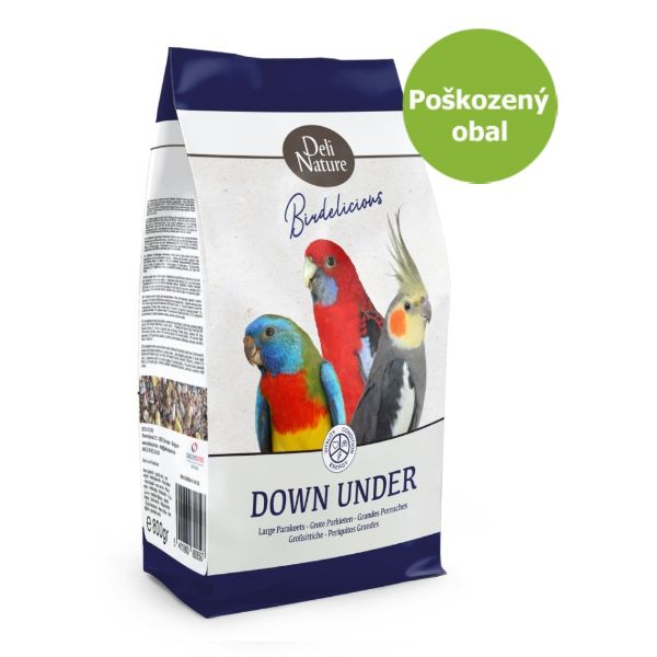 Deli Nature Birdelicous Australský menší papoušek 800 g - Poškozený obal - SLEVA 15 %